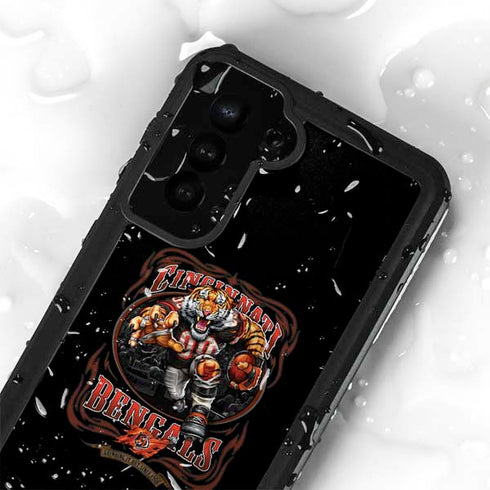 Liquid Blue NFL Cincinnati Bengals Running Back Galaxy S24 Plus Waterproof Case